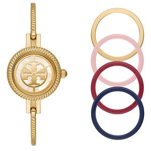 Authentic Tory Burch Reva Bangle Watch Gift Set
